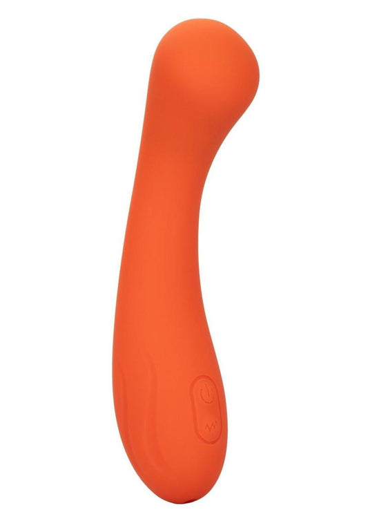 Stella Liquid Silicone G-Wand Rechargeable Vibrator - Orange