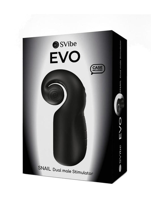 Svibe Snail Evo Rechargeable Silicone Stroker - Black