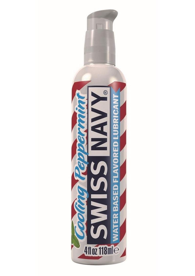 Swiss Navy Cooling Flavored Lubricant 4oz/118ml - Peppermint