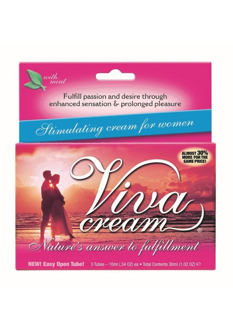 Swiss Navy Viva - Cream - 10ml - 3 Per Box