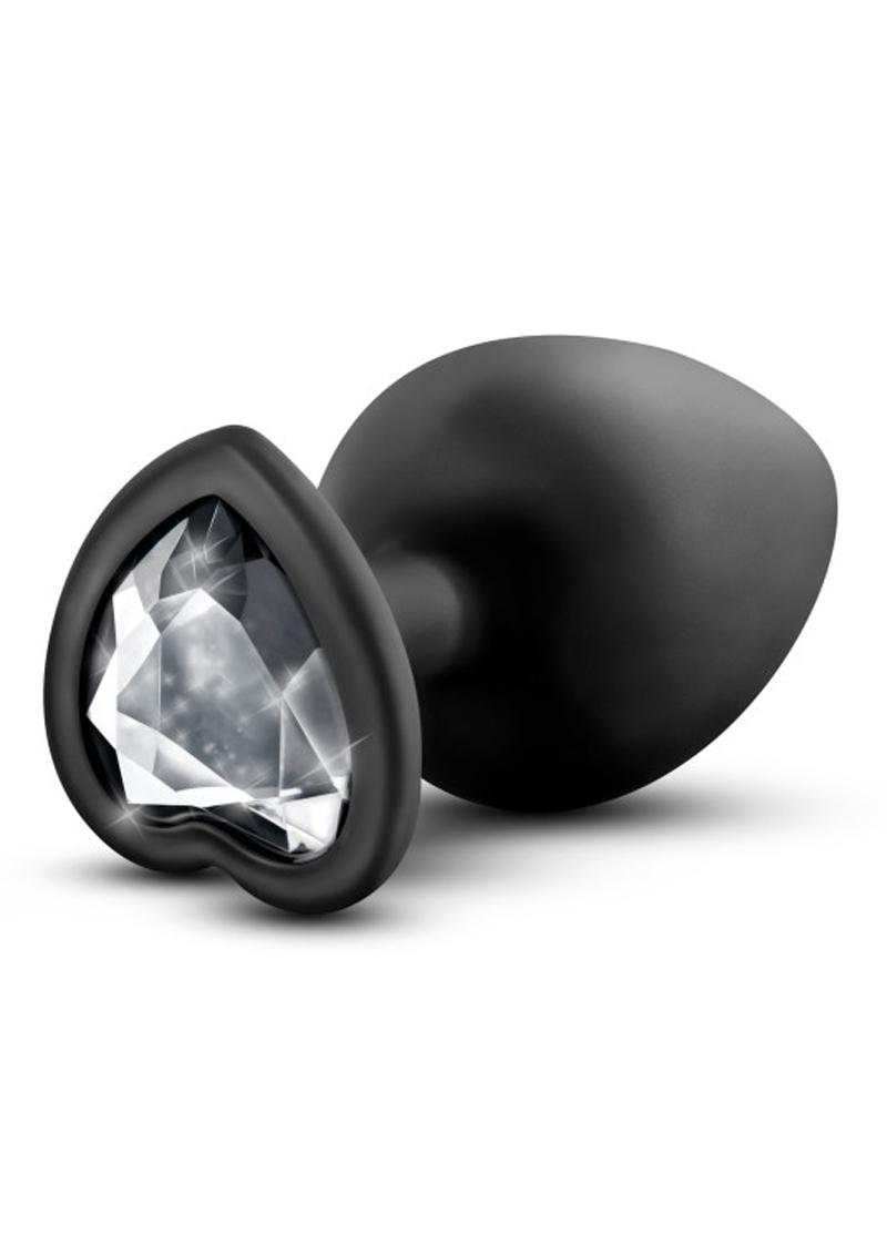 Temptasia Bling Plug Silicone Butt Plug - Black - Large