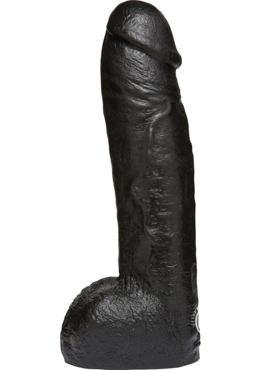 Vac-U-Lock Codeblack Realistic Hung Dildo - Black - 12in