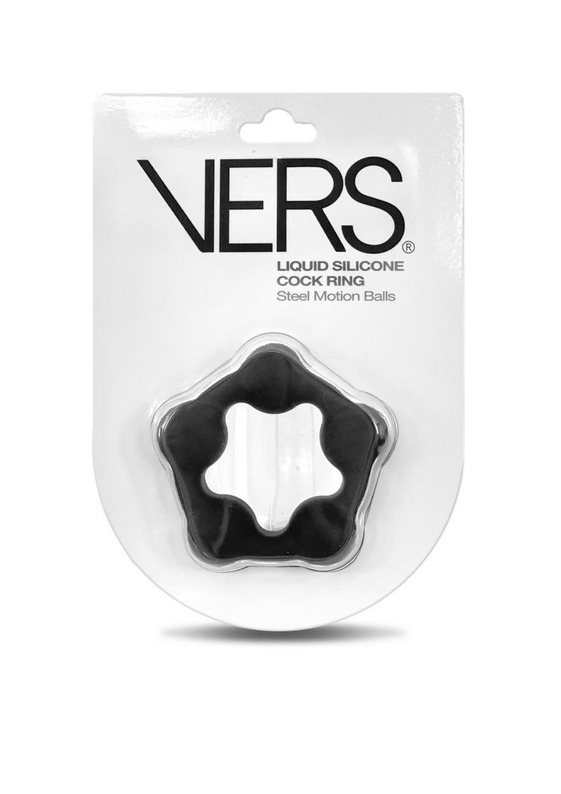 Vers Motion Ball Cock Ring - Black