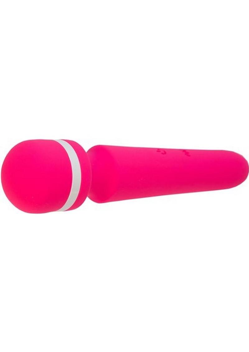 Wonderlust Destiny Silicone Rechargeable Wand Massager - Pink