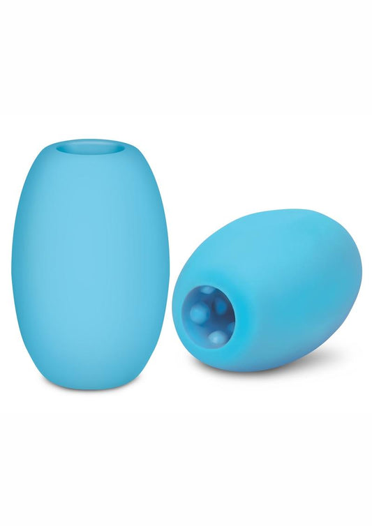 ZOLO Squeezable Mini Bubble Masturbator - Blue